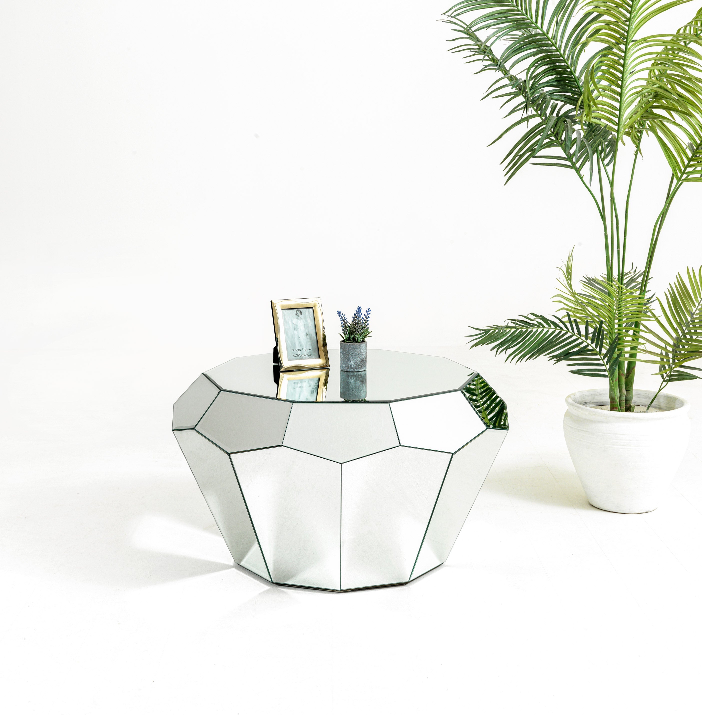 Diamond Mirrored Coffee Table
