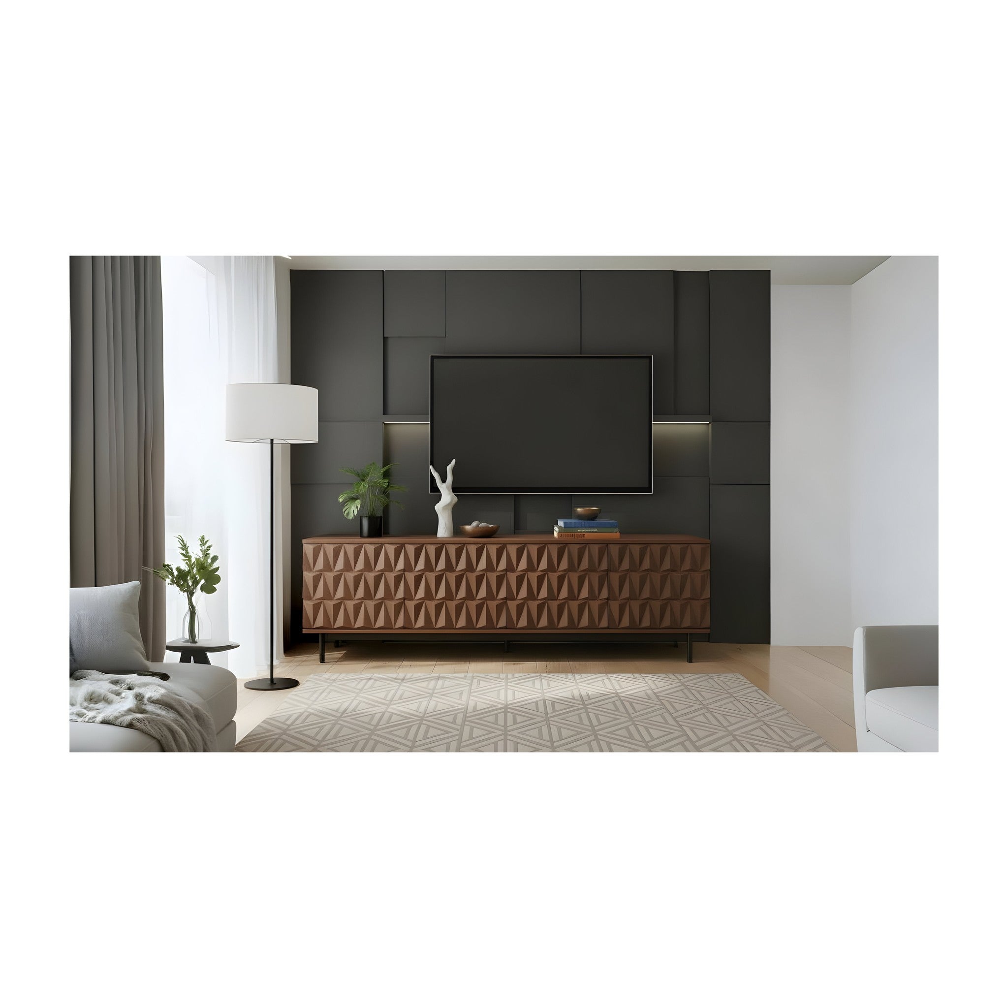 Annie TV Console (Walnut)