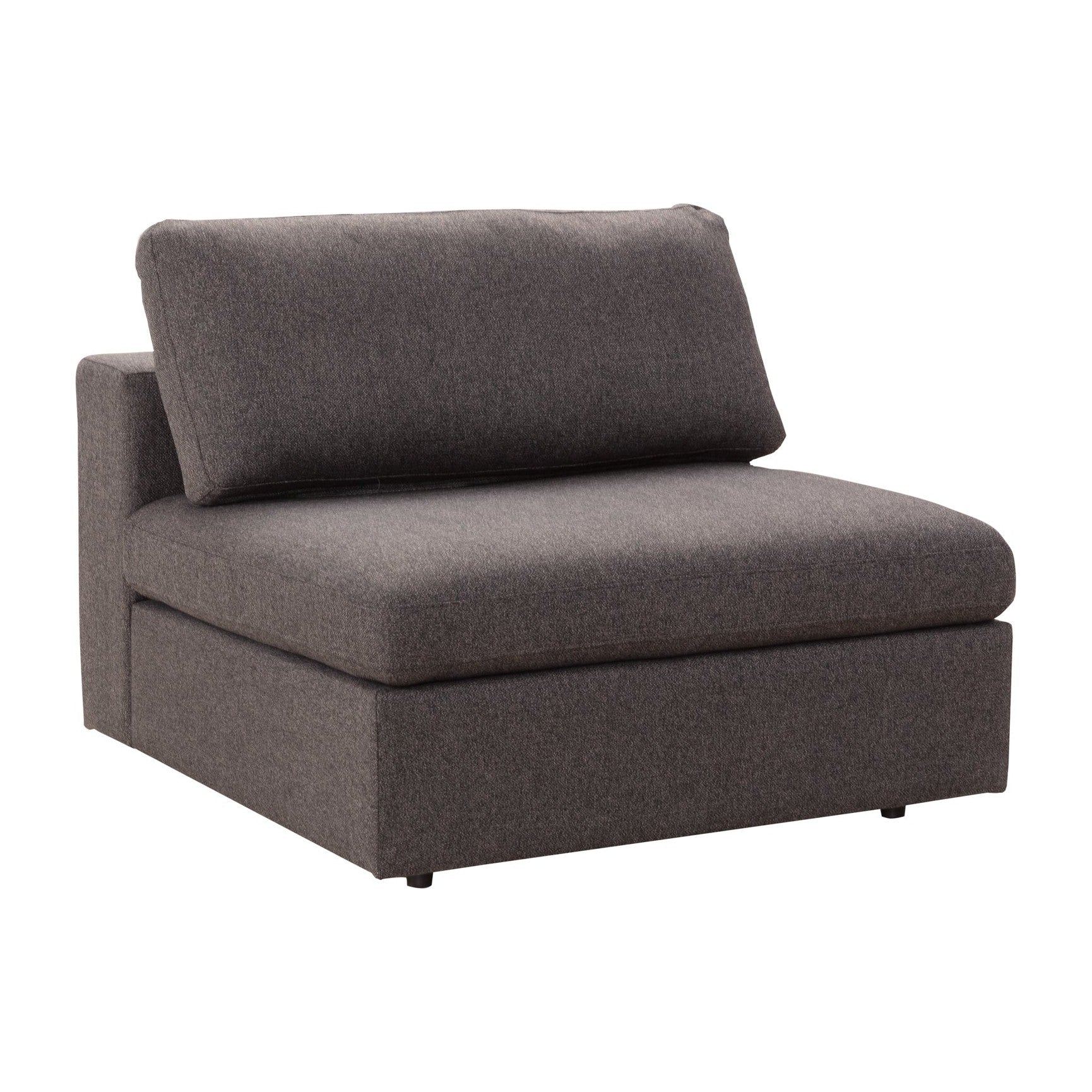 Arny Smoke Armless Chair