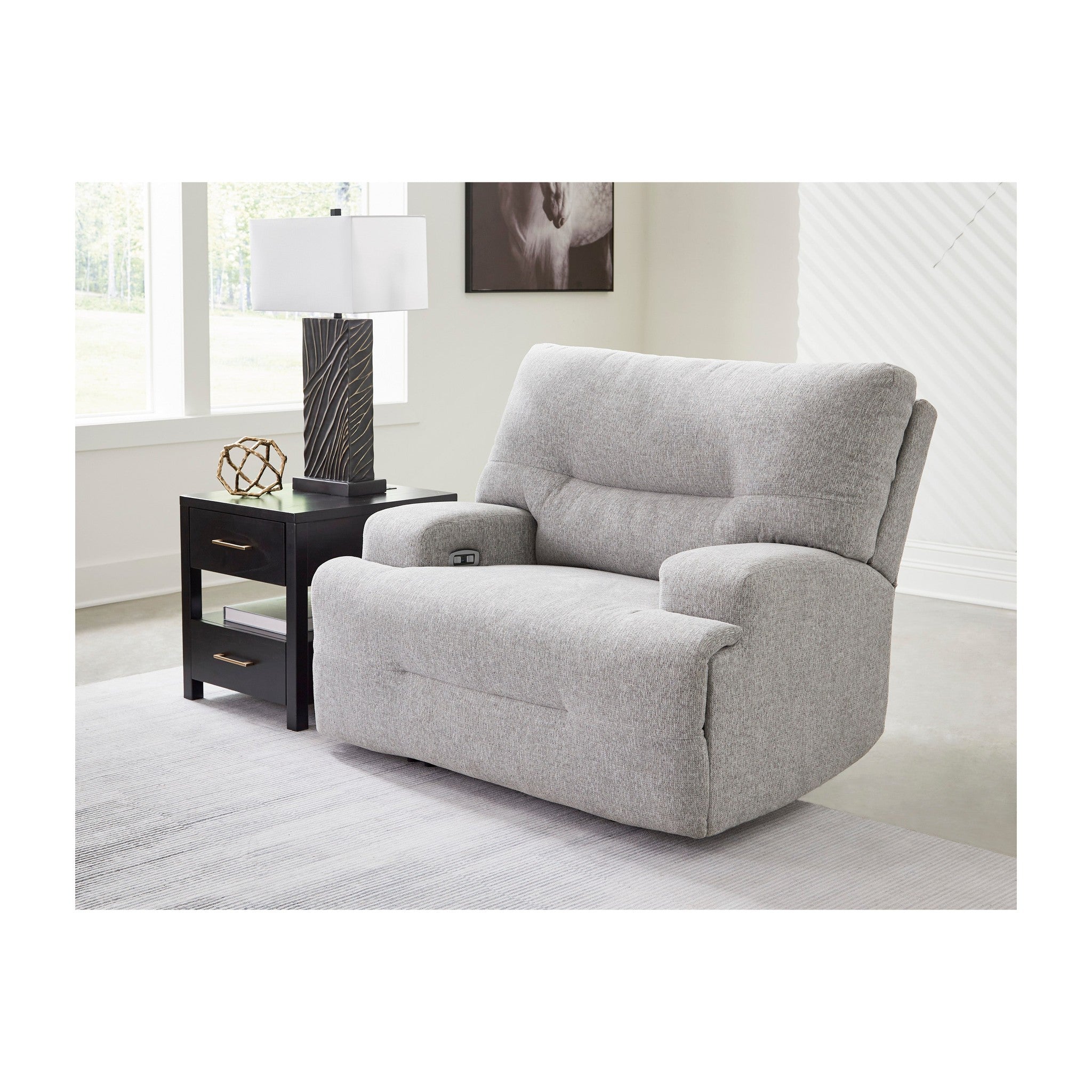 AS93605 Acklen Place Wide Seat Pewter