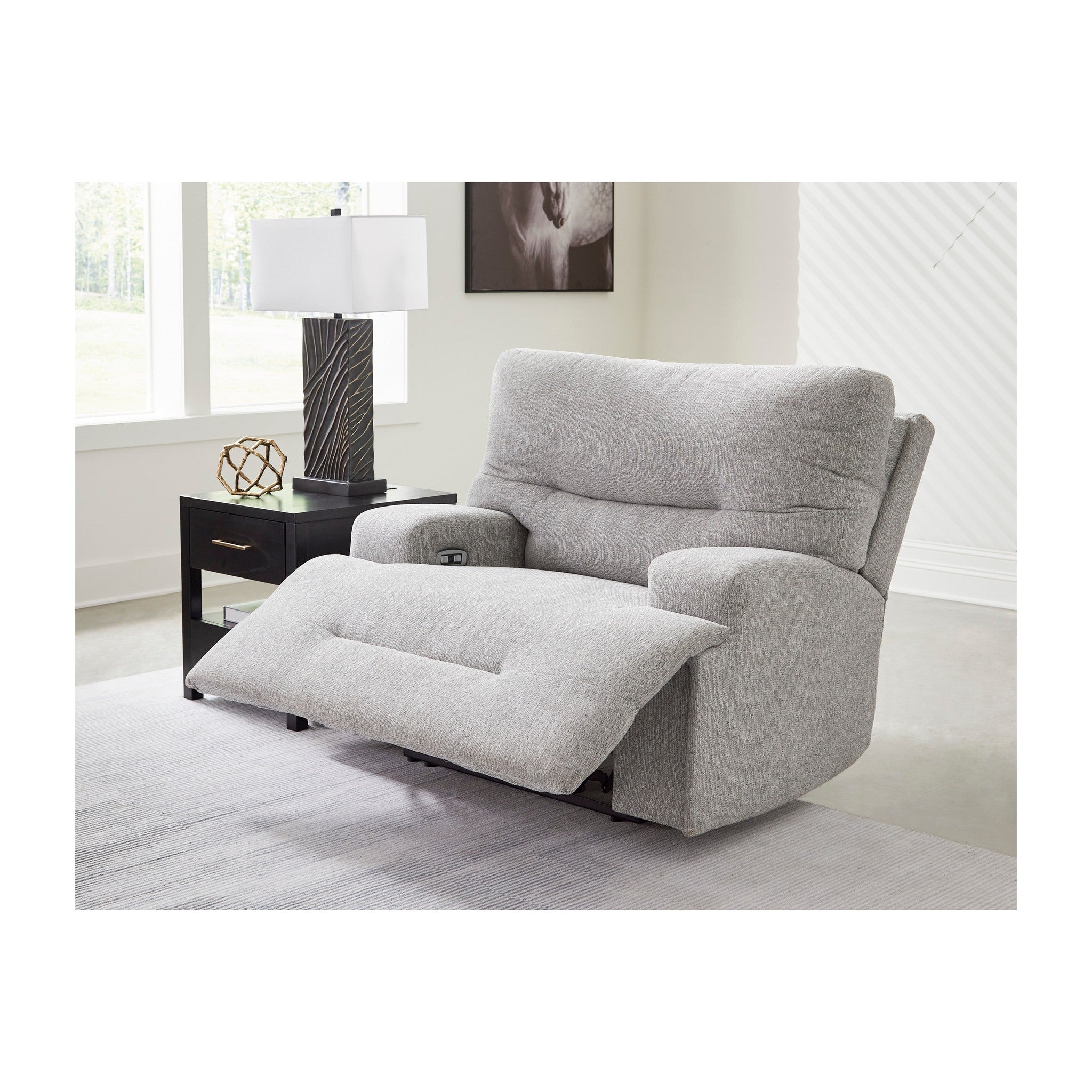 AS93605 Acklen Place Wide Seat Pewter