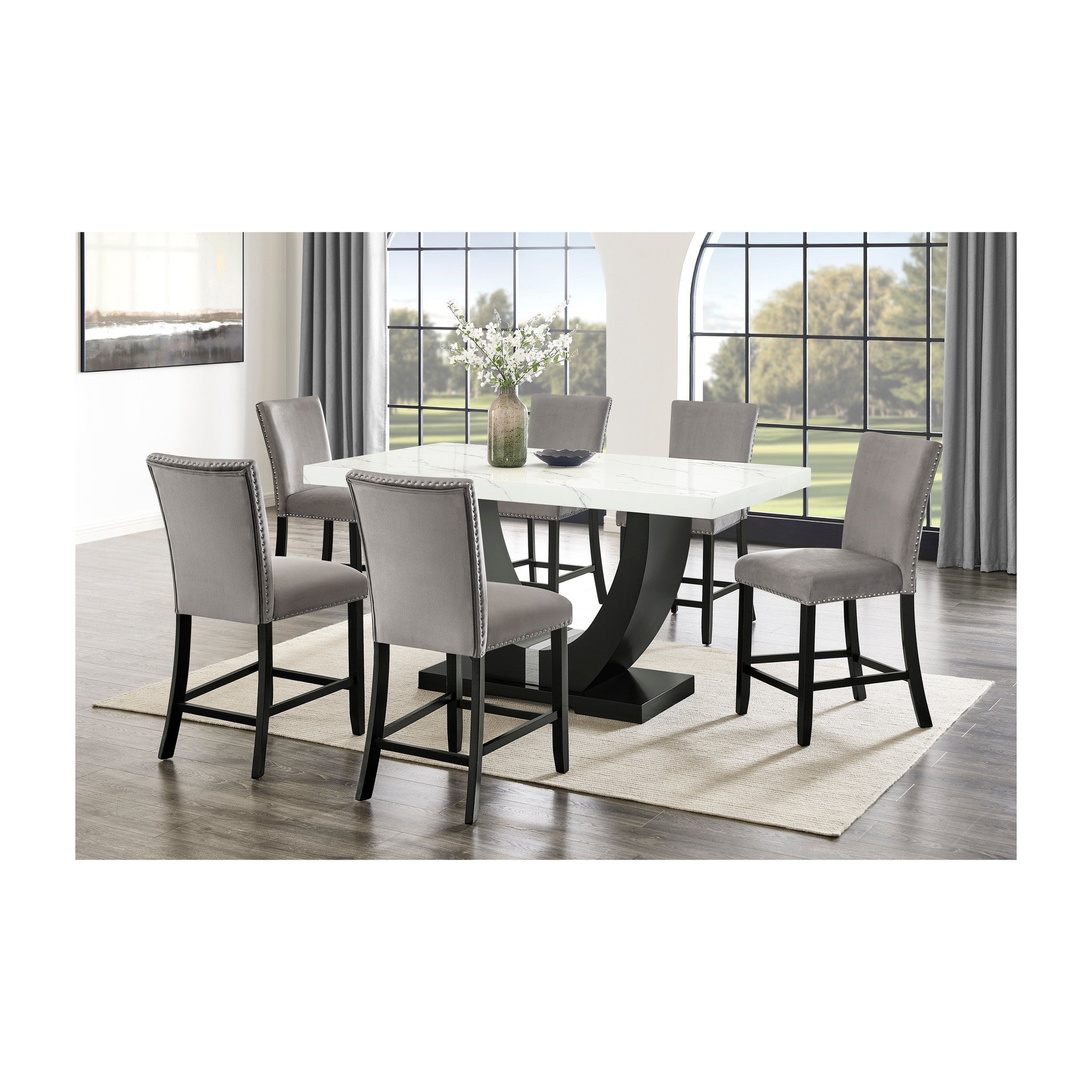 D181 Larry Counter Height (Grey)