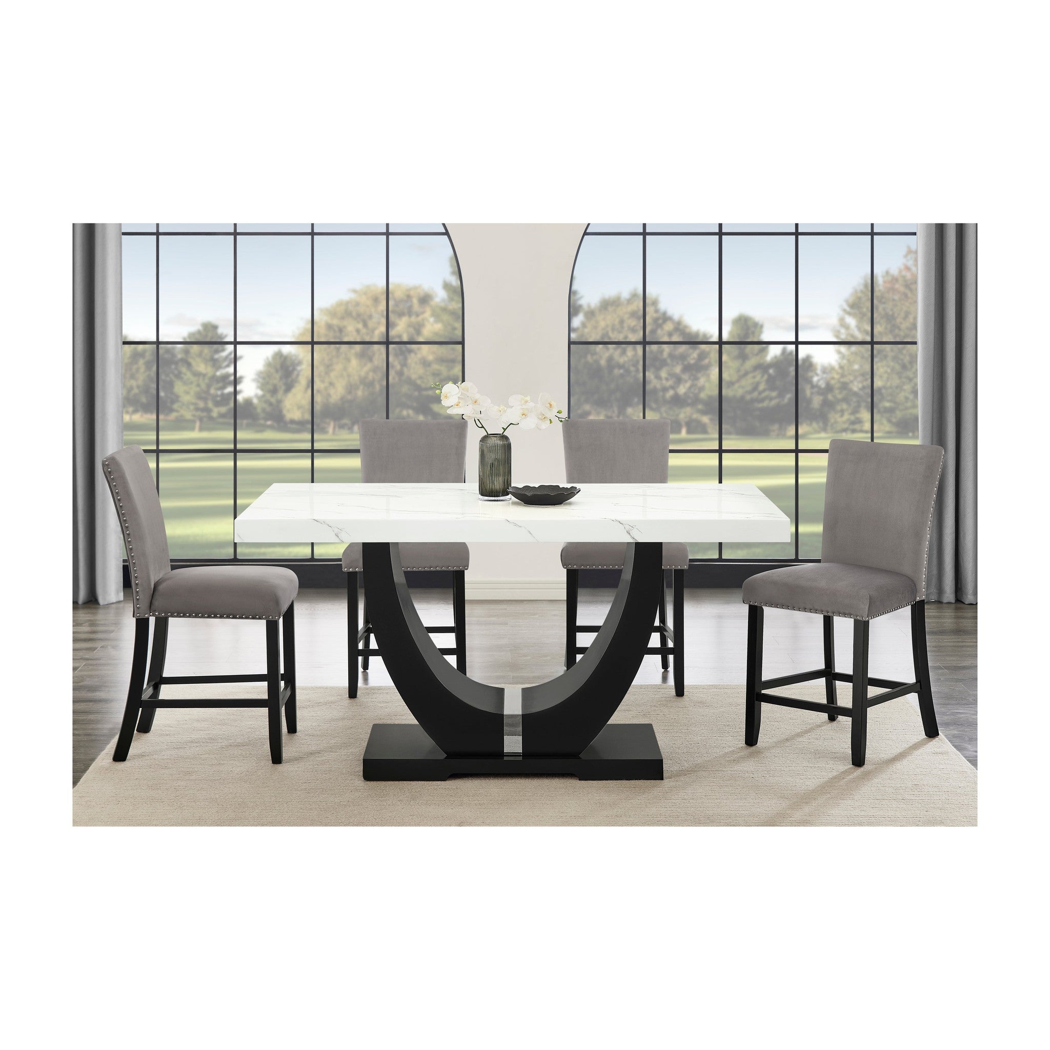 D181 Larry Counter Height (Grey)