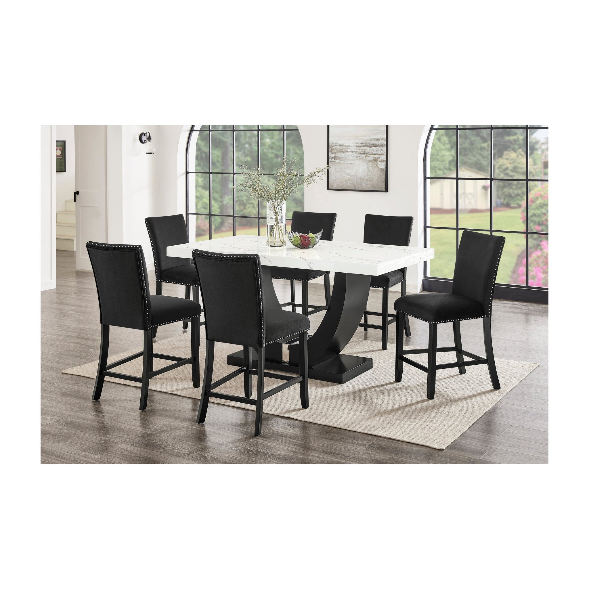 D181 Larry Counter Height (Black)