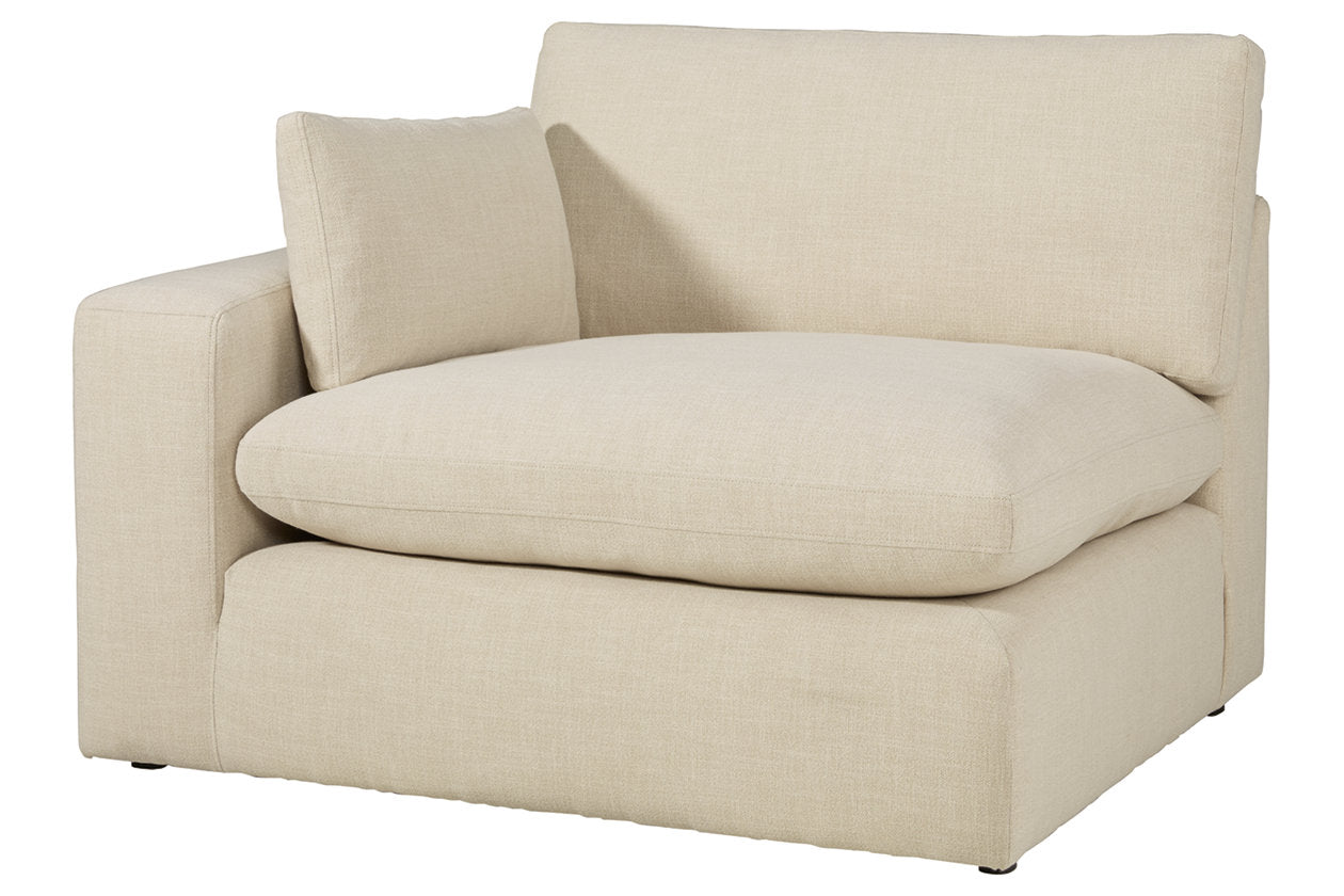 Elyza Linen Left-Arm Facing Corner Chair