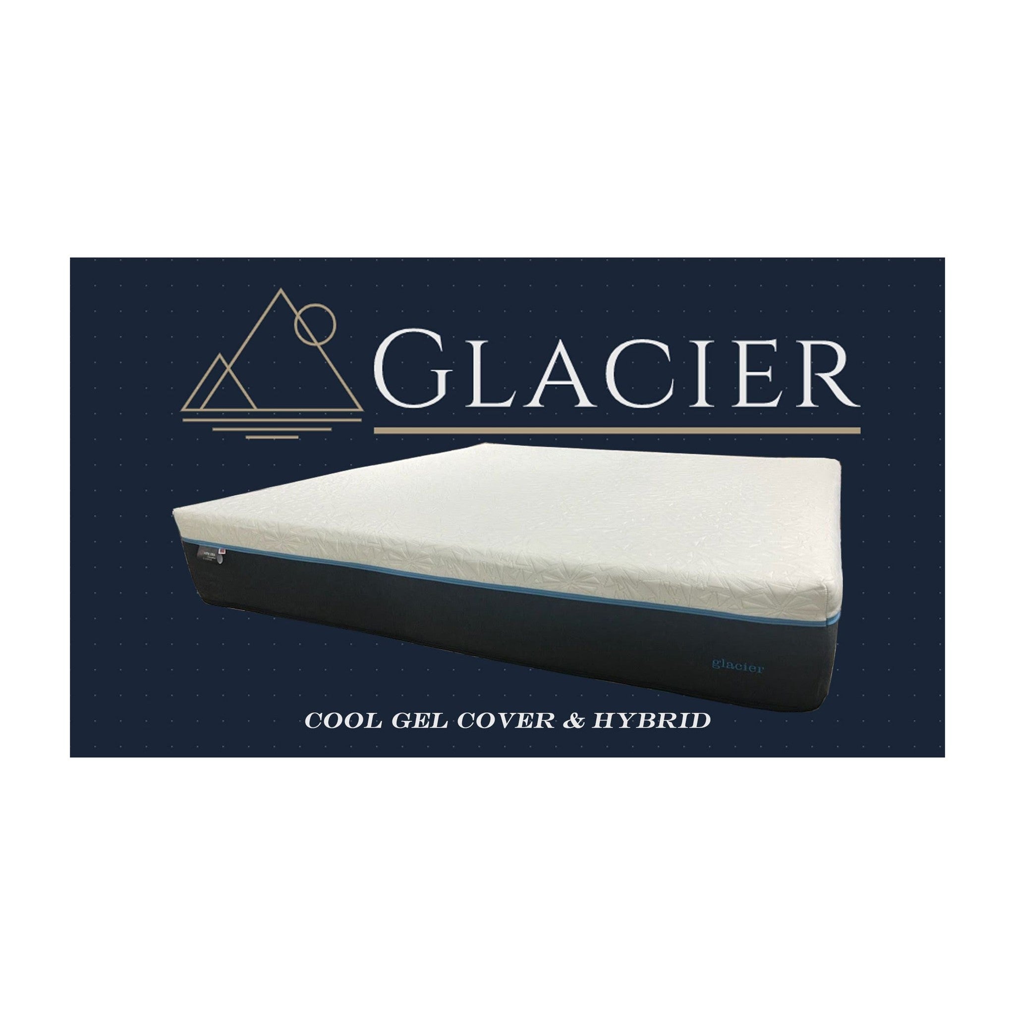 Glacier 12" Gel Hybrid (Cool Gel Cover)