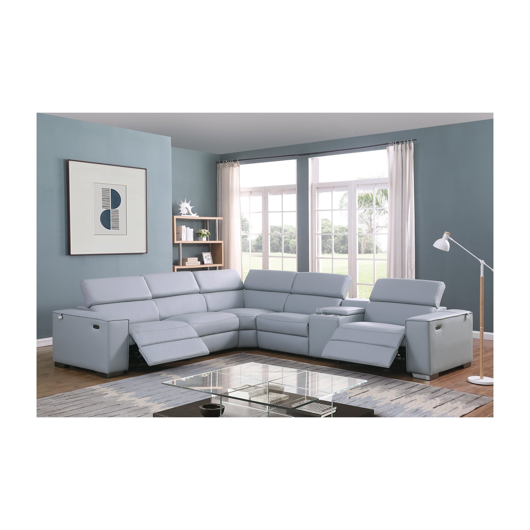 MI-633 Picasso II 6pcs Lt. Blue (2 Power) Light Blue