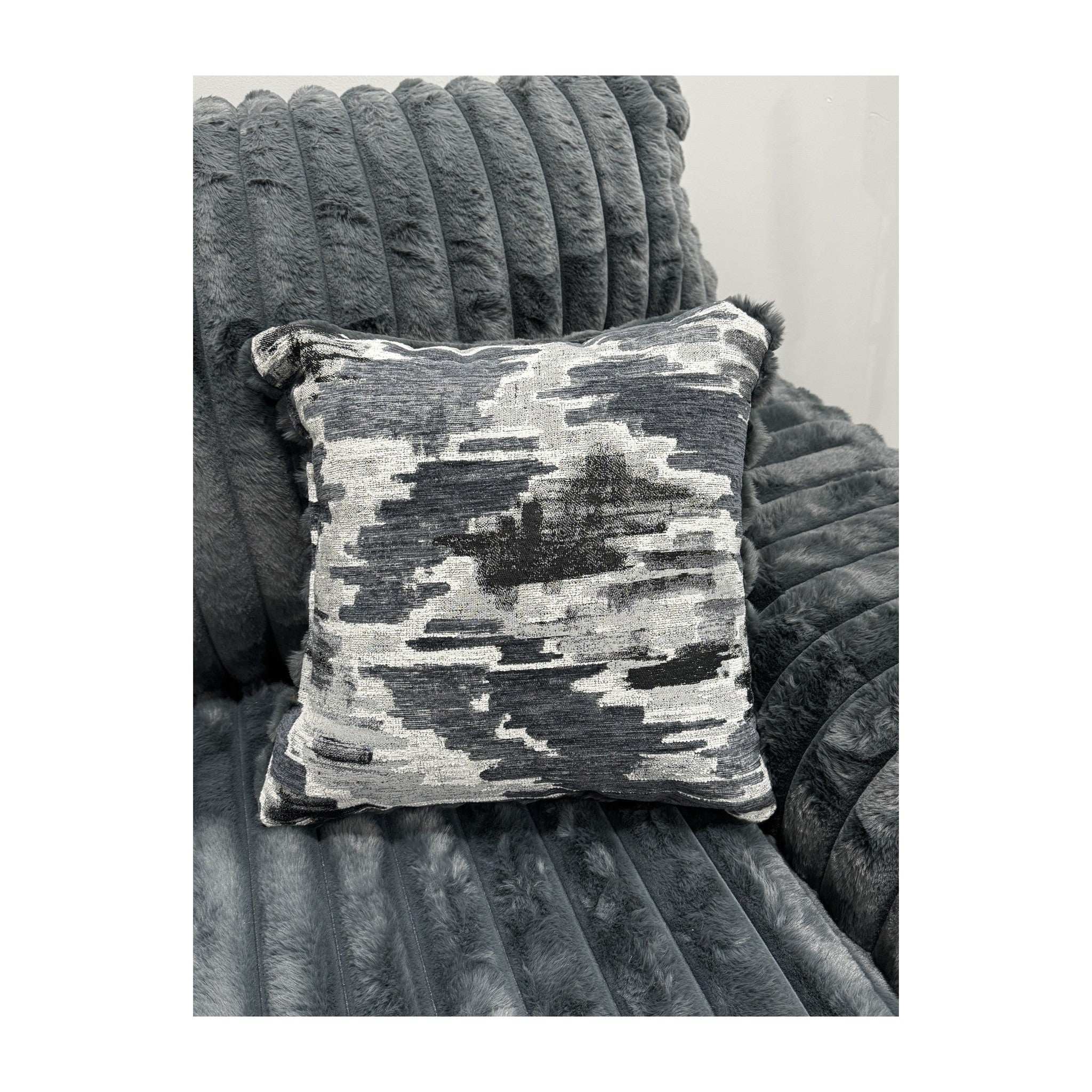 S319 Sofa and Loveseat (Charcoal) Charcoal