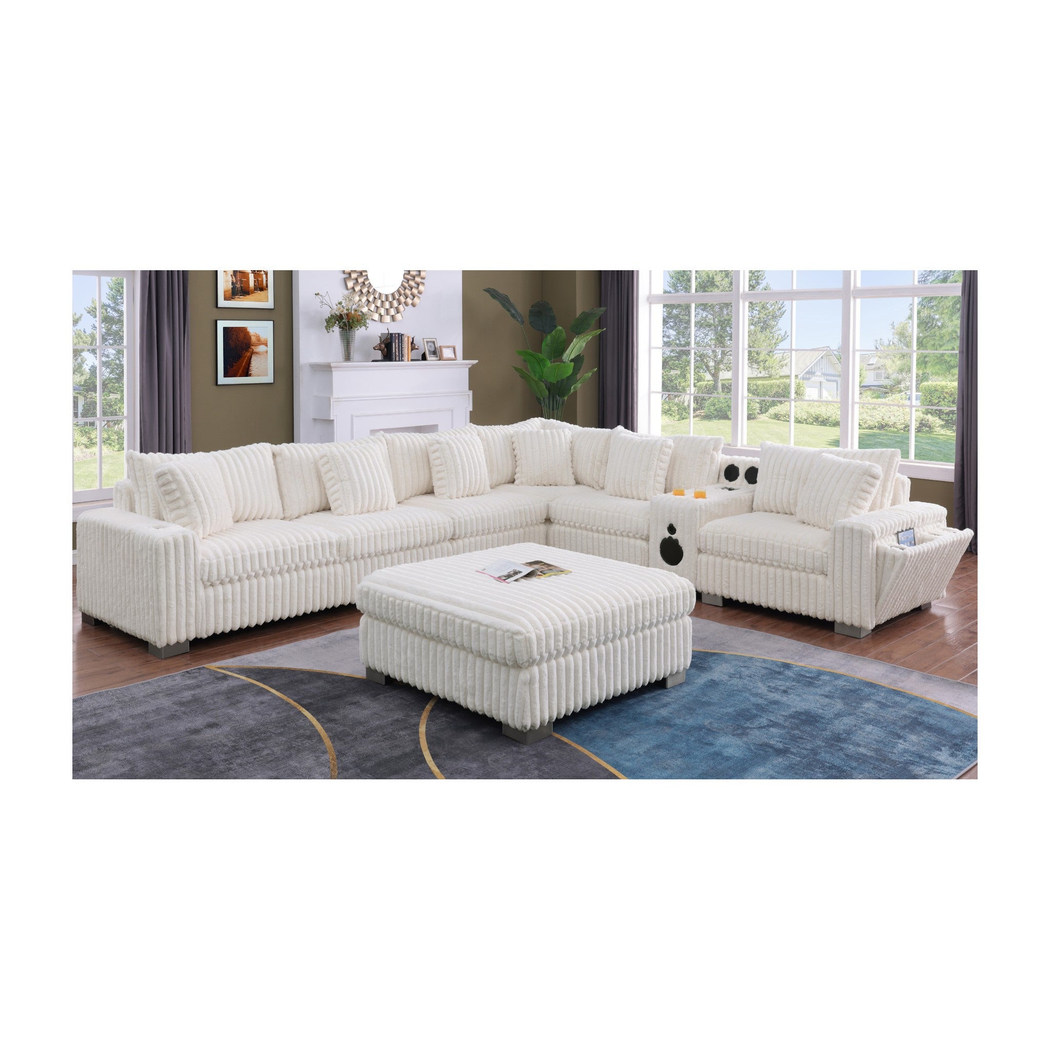 S329 Snuggle Station (Cream) Cream