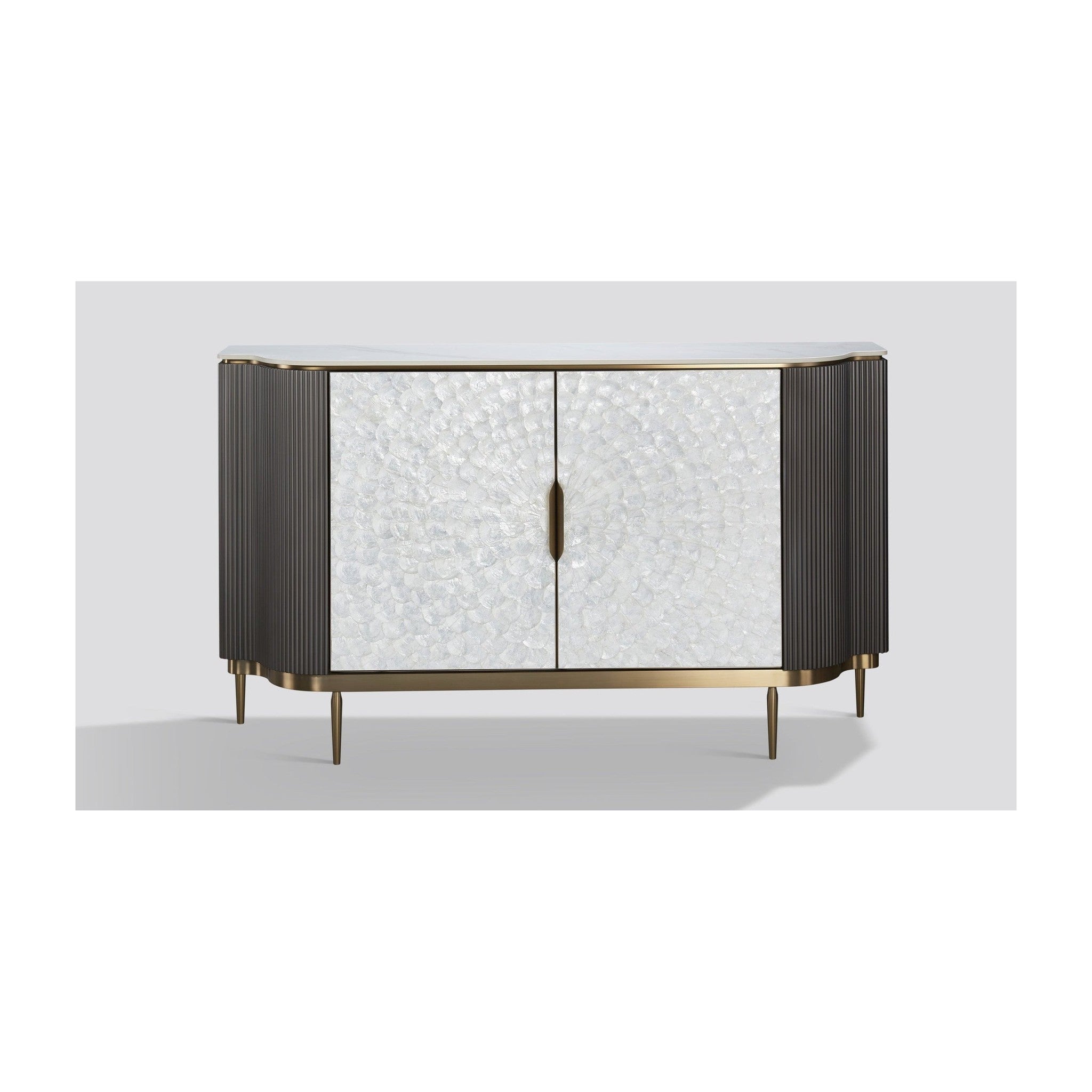 Solara Sideboard (Grey Silver) Grey Silver