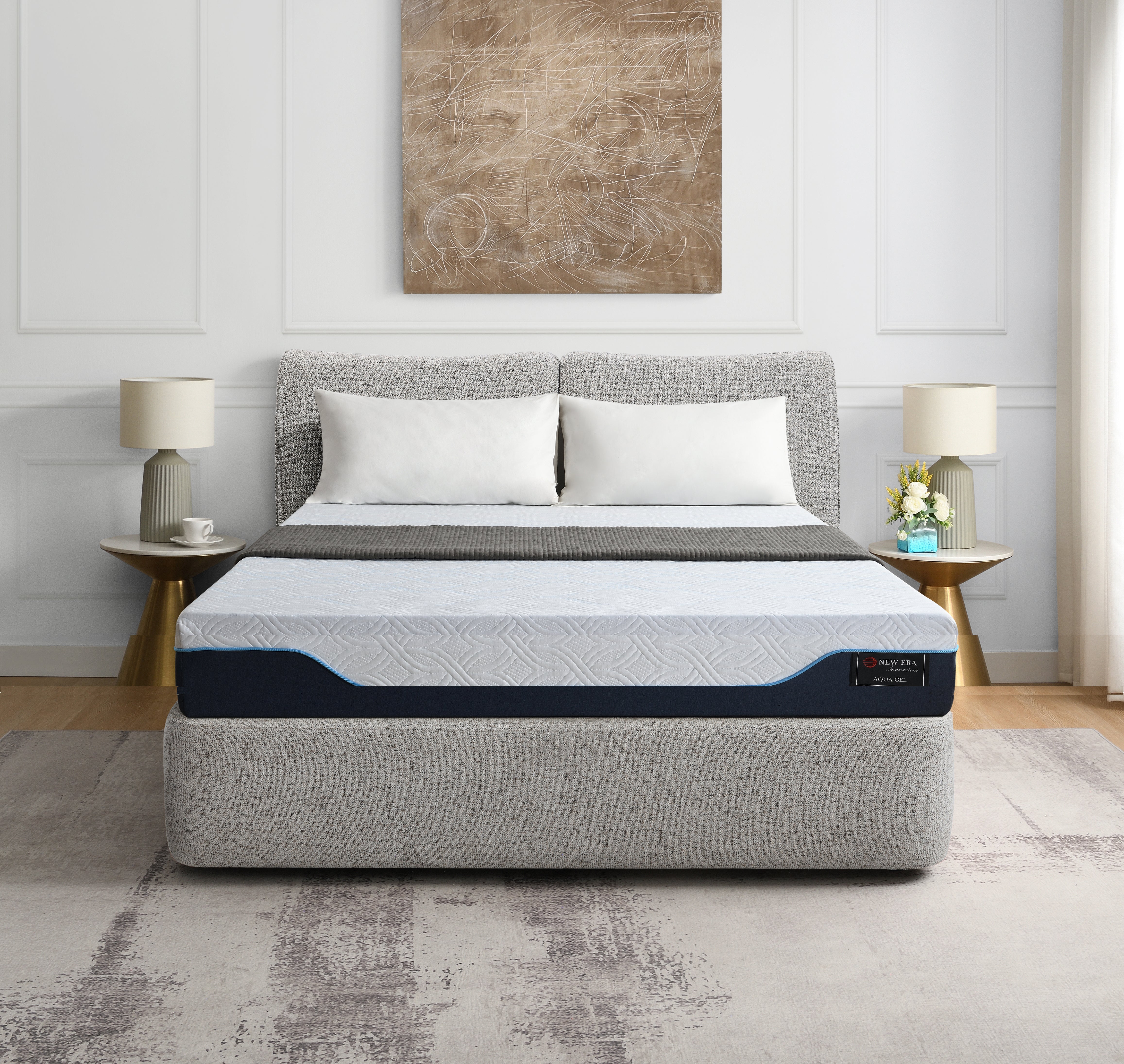 M212 Aqua 12" Gel Memory Foam