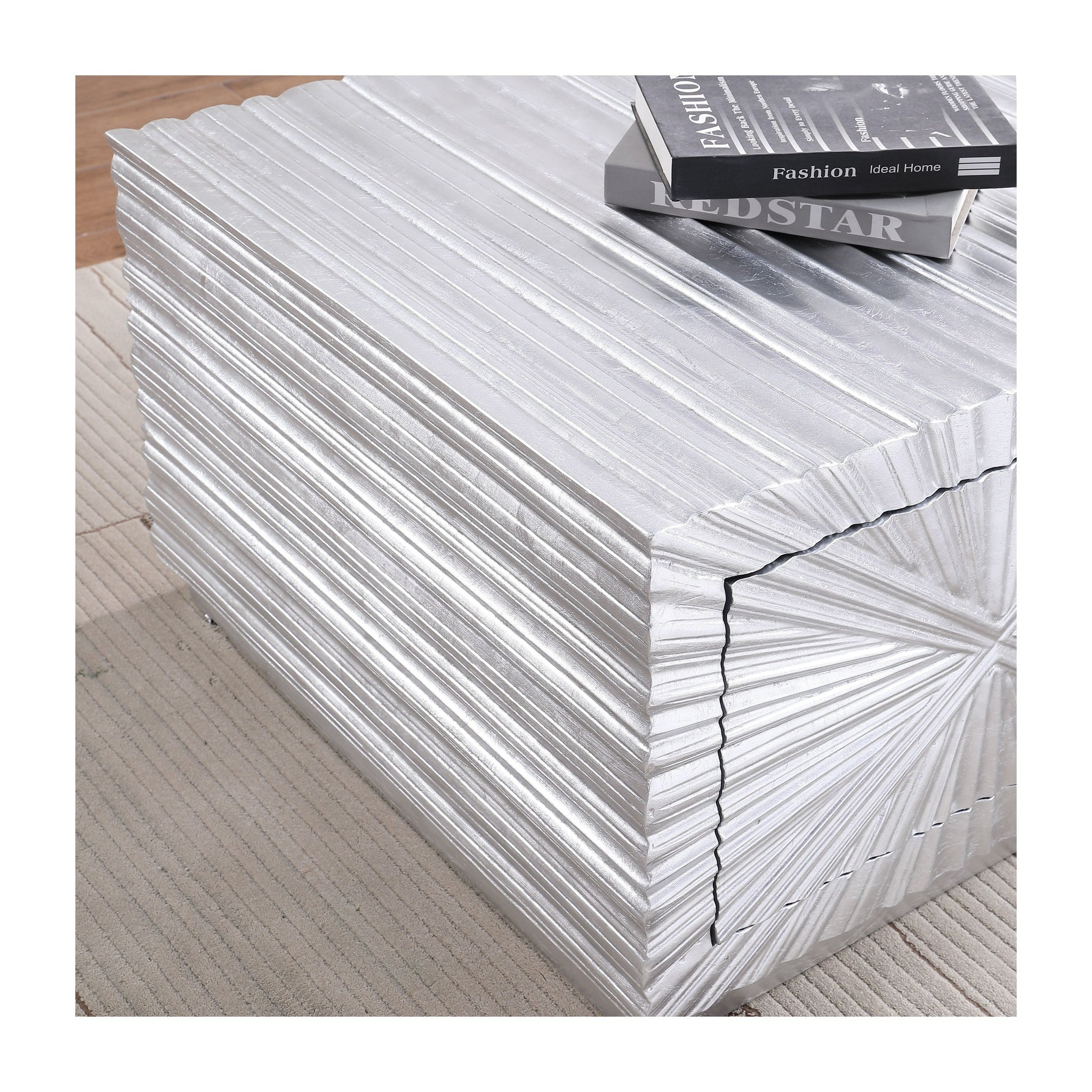 A-CT07 Selene Coffeetable Silver Leaf
