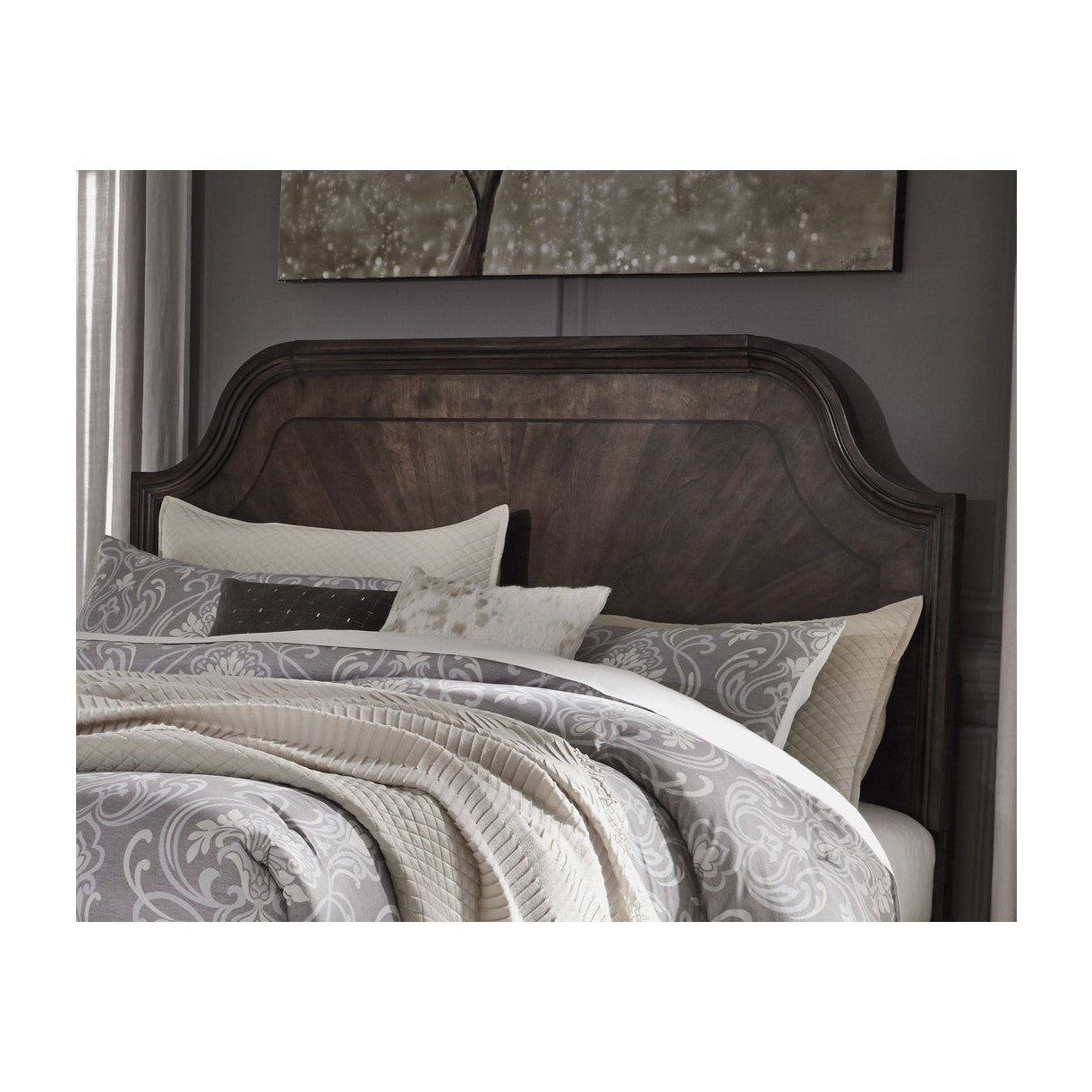 Adinton Brown Queen Panel Headboard