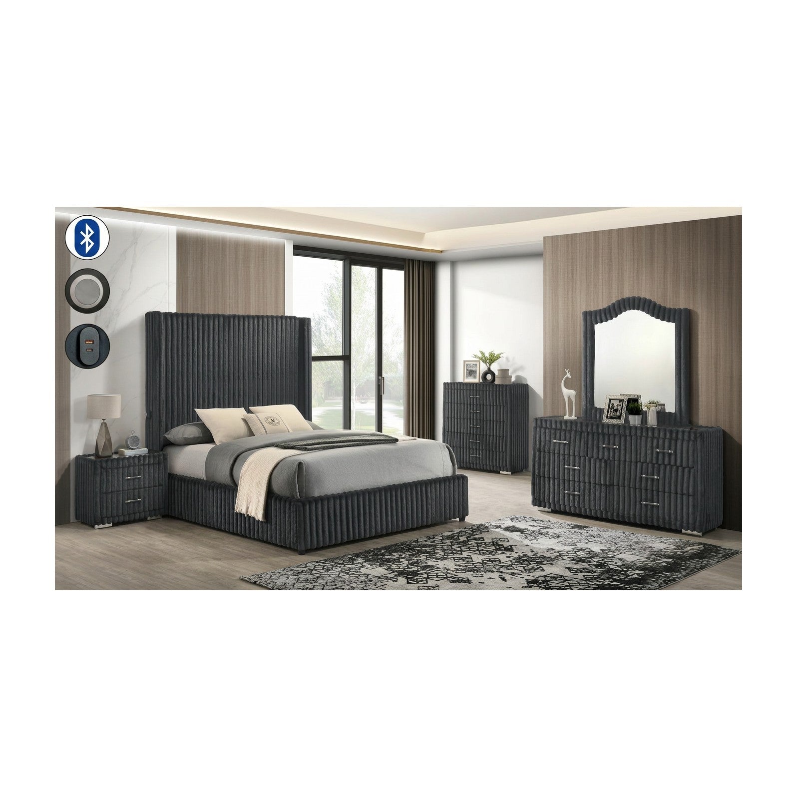 B3001 Melinda (Grey) Grey