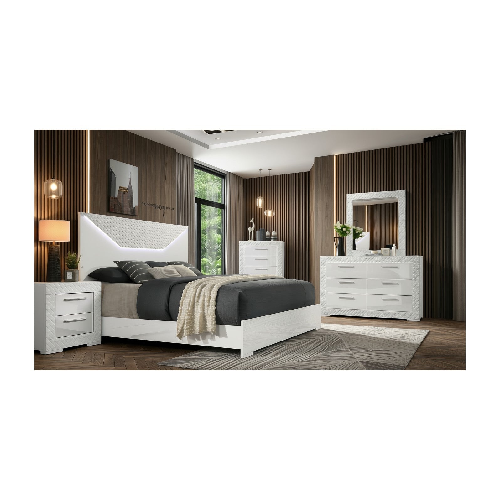 B62 Ivette White (Hi Gloss)