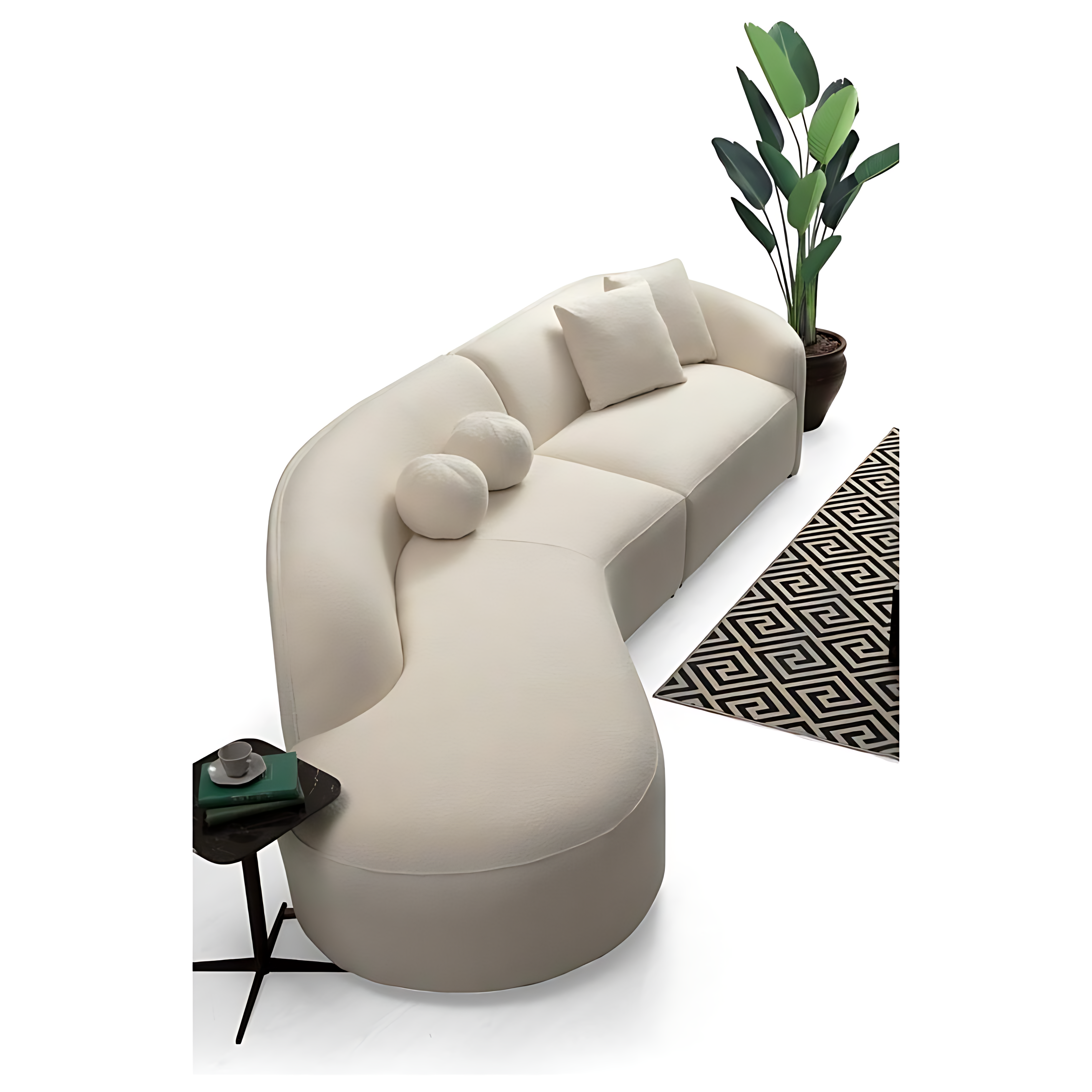 cloe-ivory-boucle-curved-laf-sectional