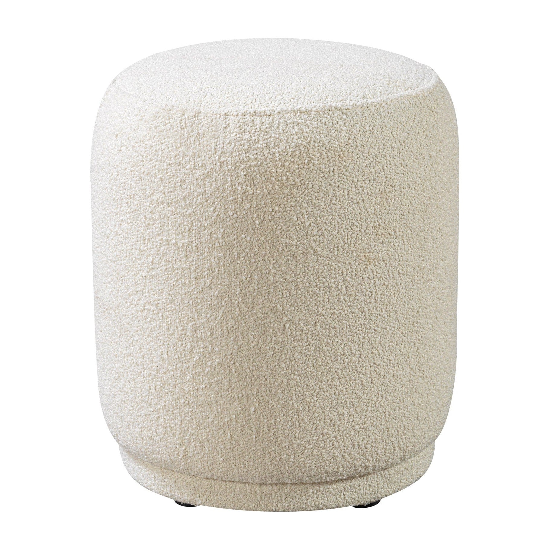 Cloe Ivory Boucle Stool