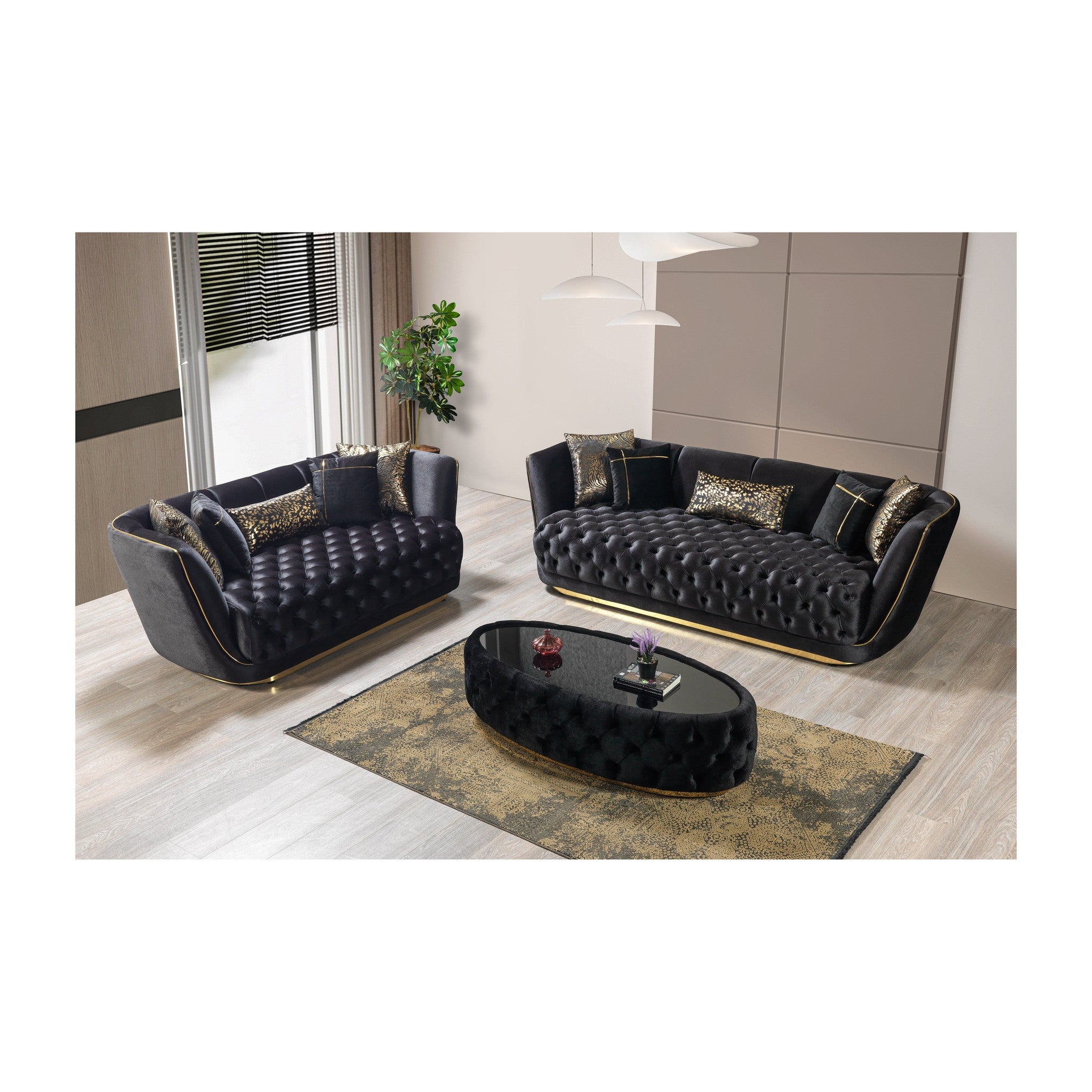 Daphne Black Coffee Table