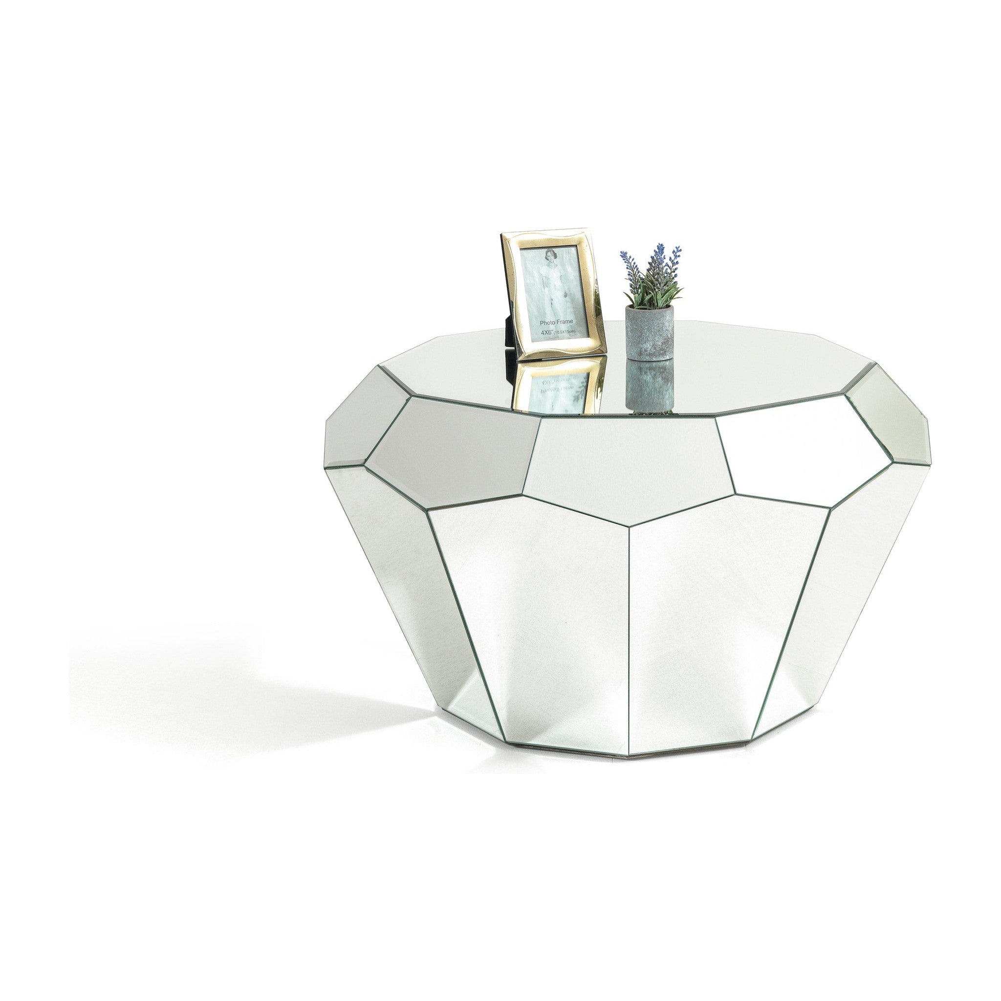 Diamond Mirrored Coffee Table