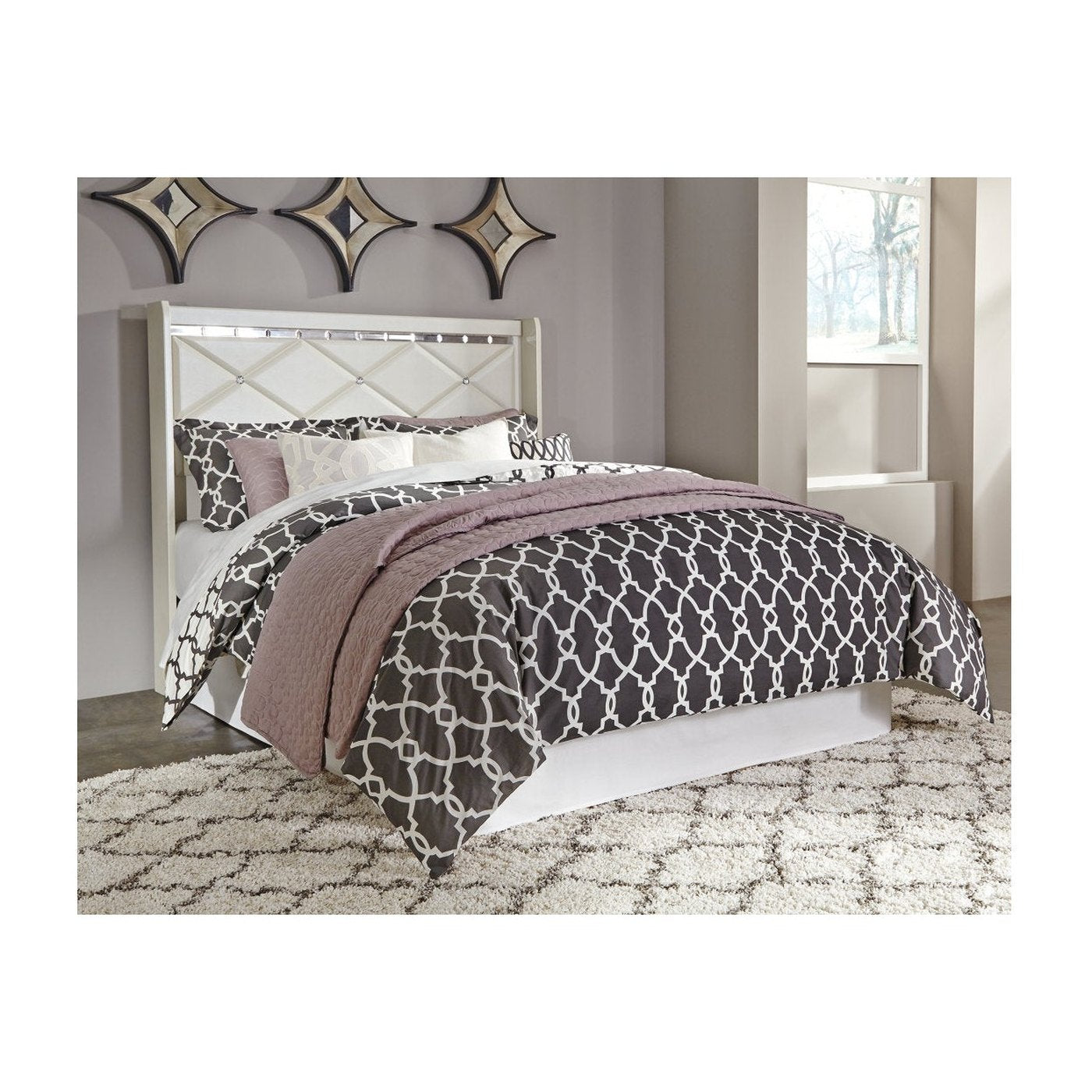Dreamur Champagne Queen Panel Headboard (Headboard only)