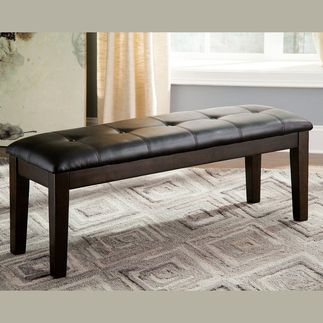 Haddigan Dark Brown Dining Bench