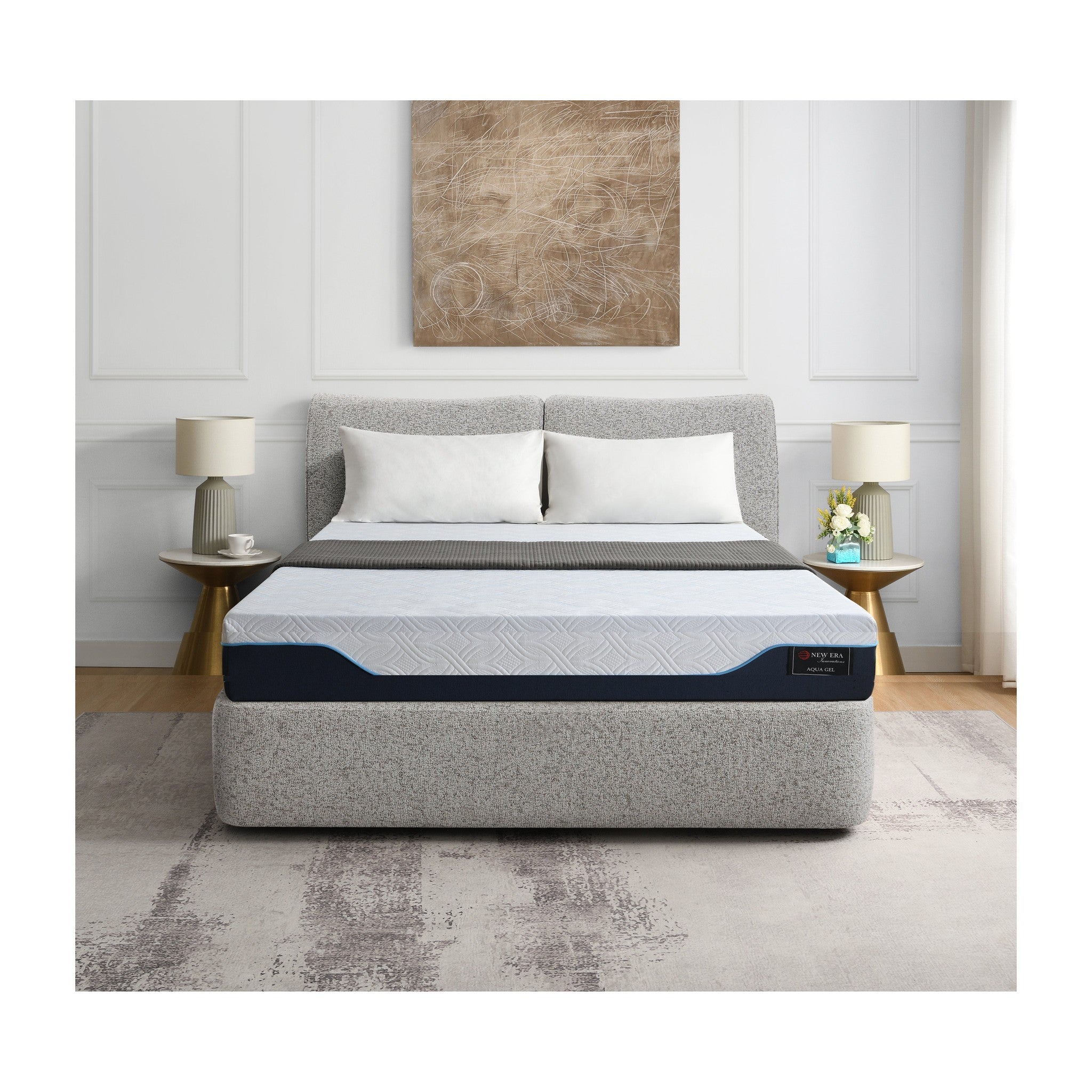 M212 Aqua 12" Gel Memory Foam