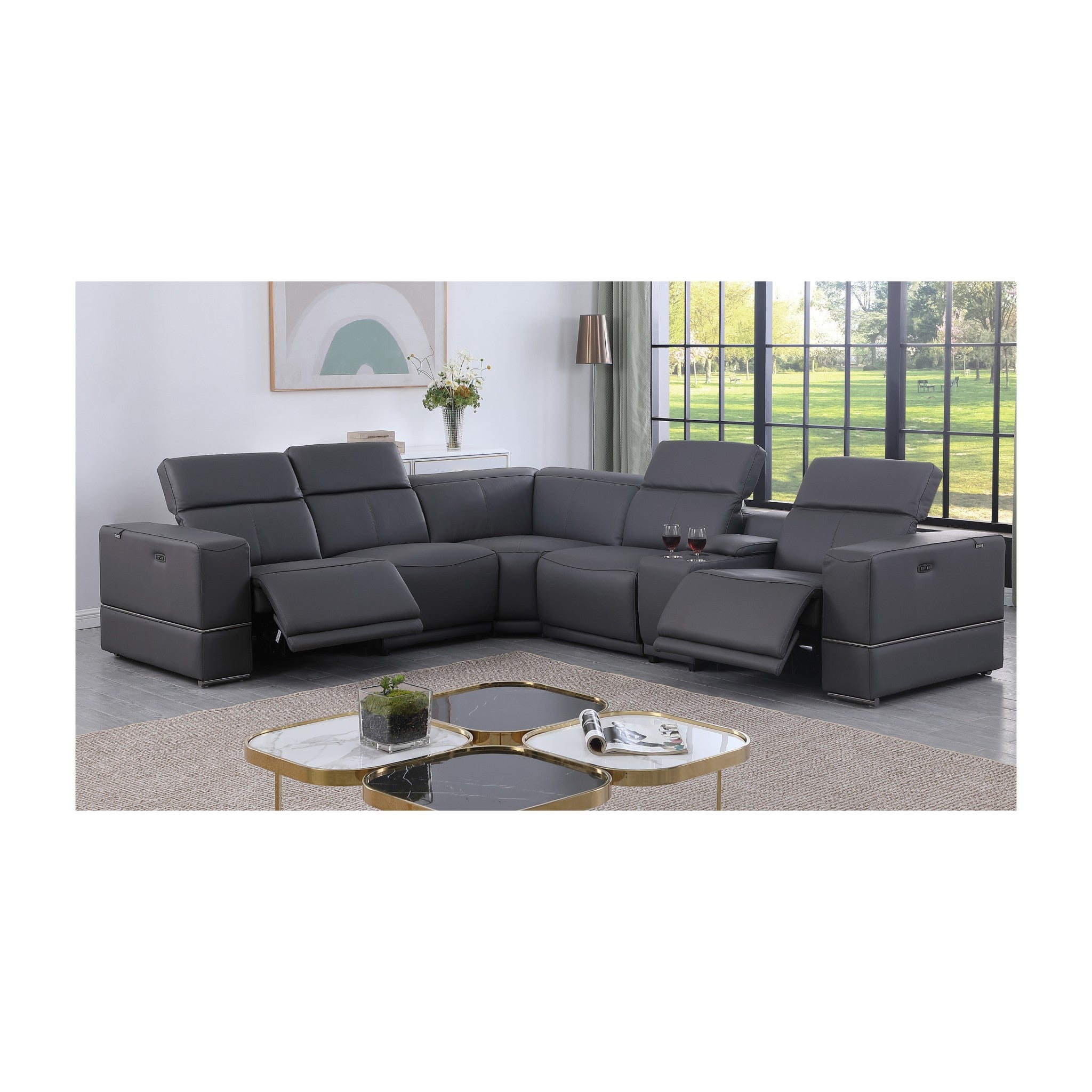 MI-1122 Franco 6pcs Dark Grey (2 Power)