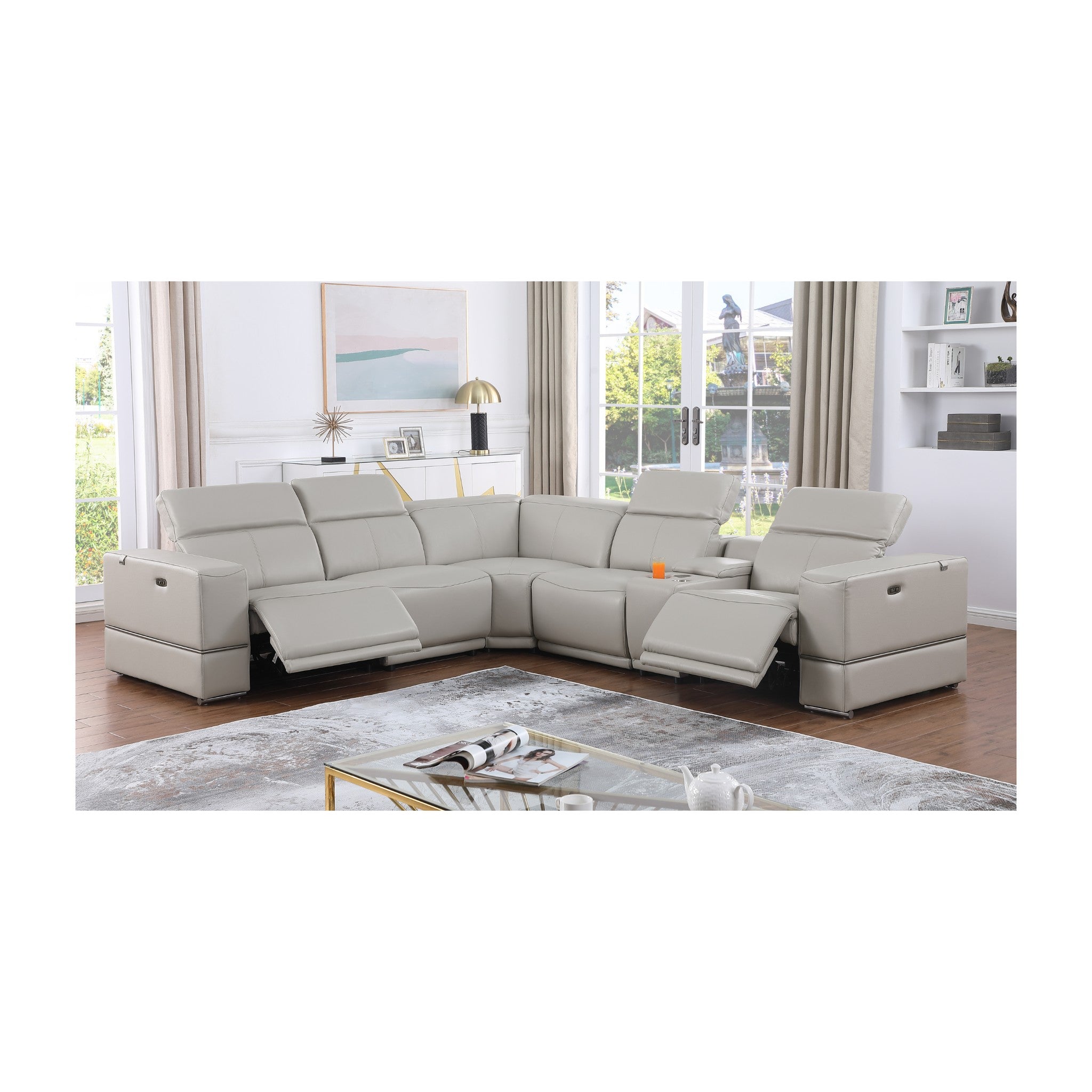 MI-1122 Franco 6pcs Light Grey (2 Power)