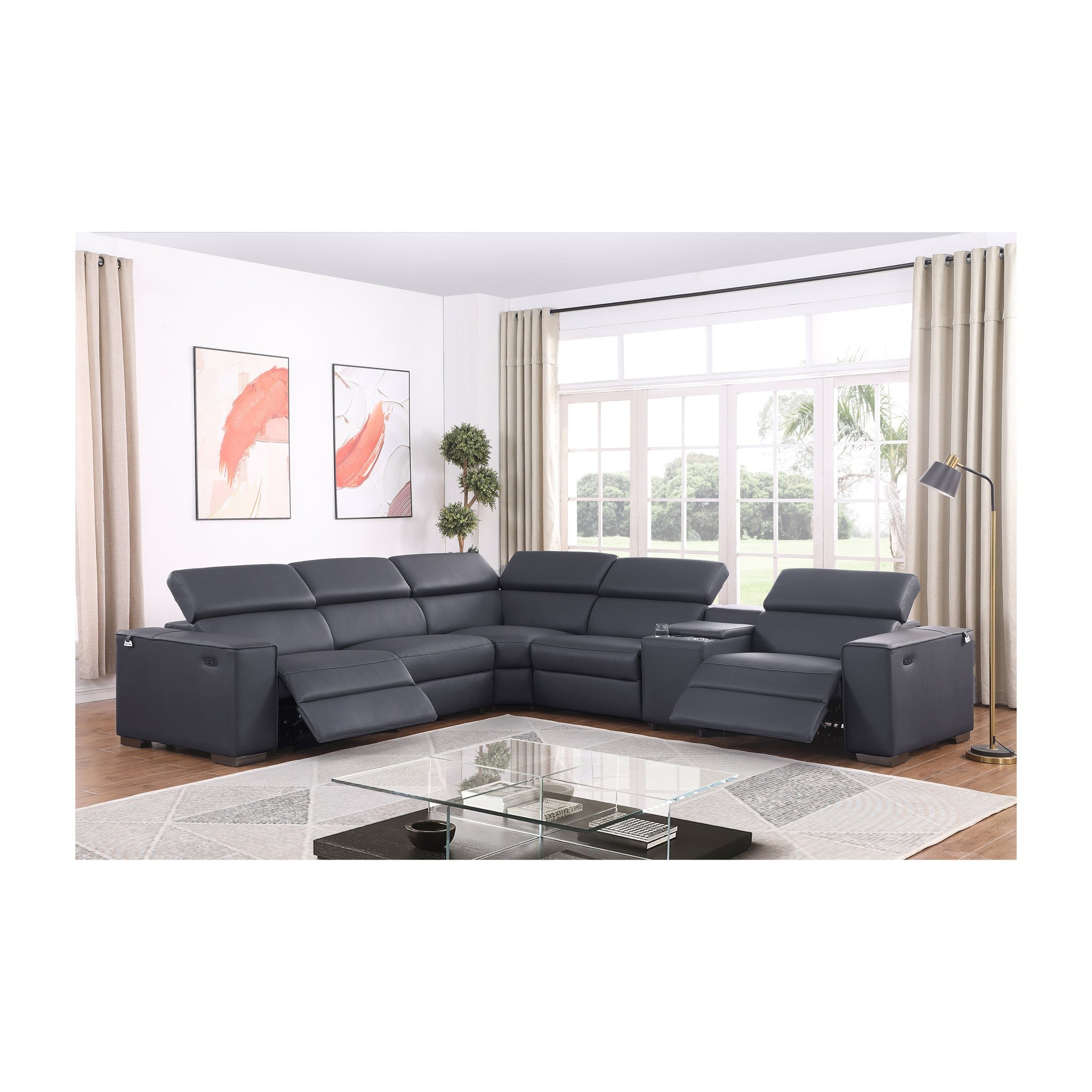 MI-633 Picasso II 6pcs Dk. Grey (2 Power) Dark Grey