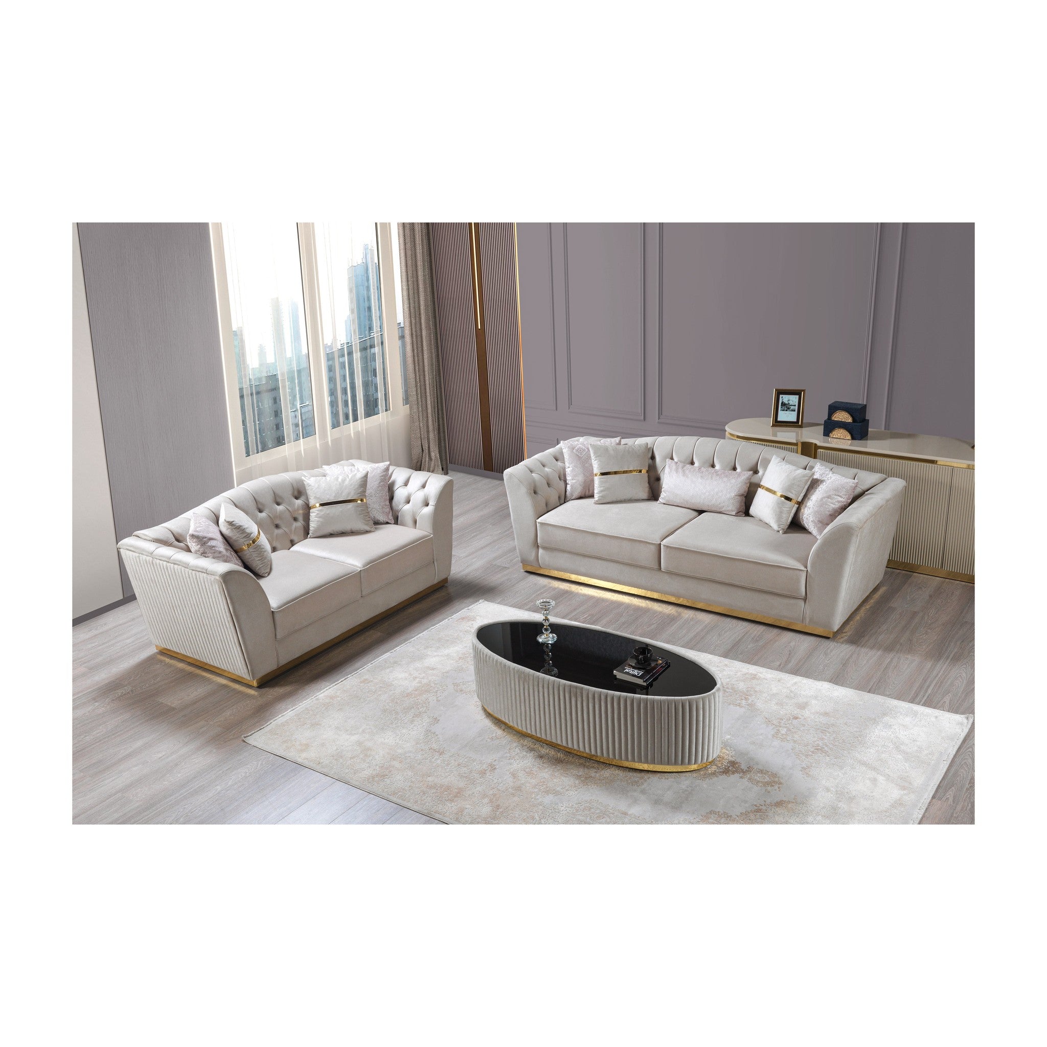 Milena Ivory Coffee Table