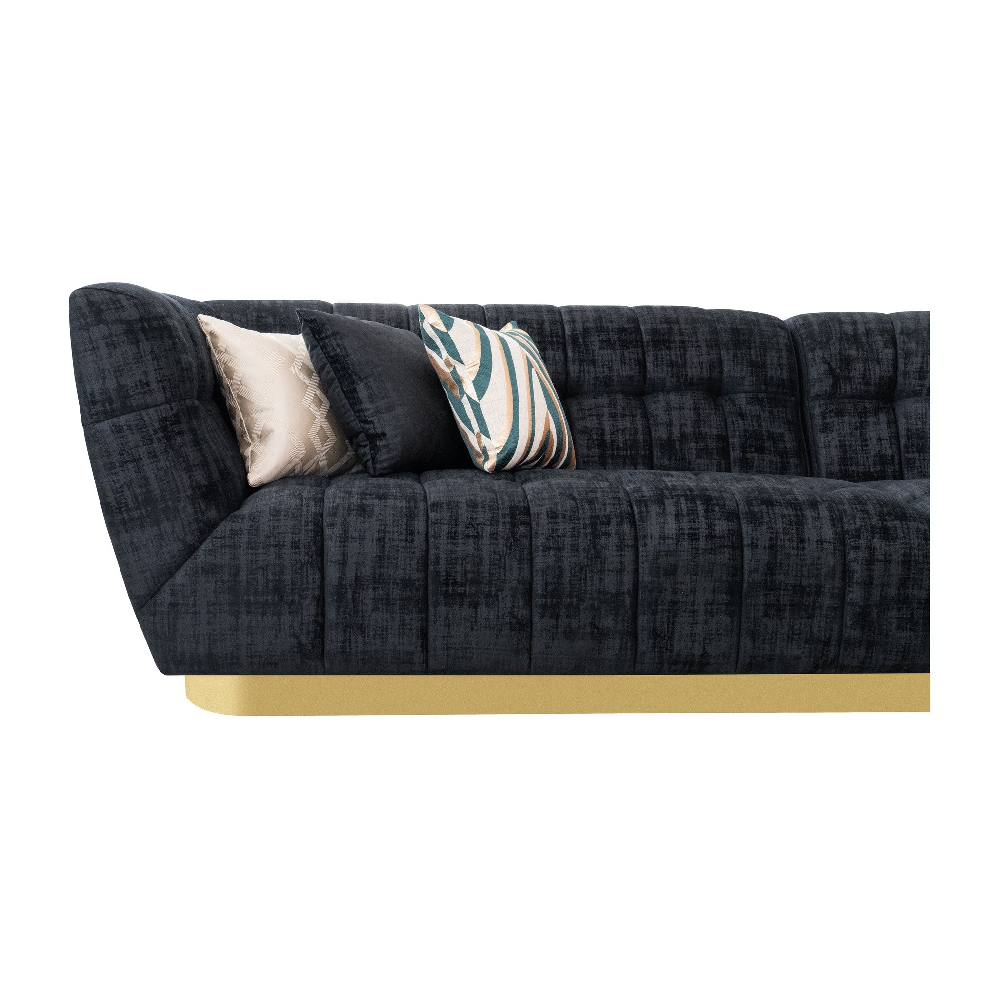S2030 Rosa Midnight Black w/Gold Accent