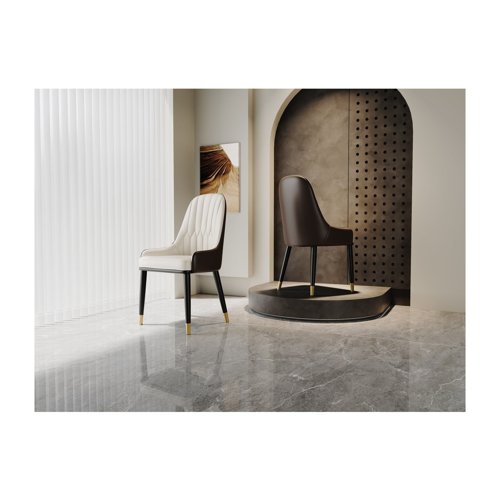 Serapion Chairs (Beige)